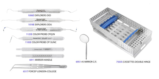 Perio Exam Kit, 8 Pieces with Cassette