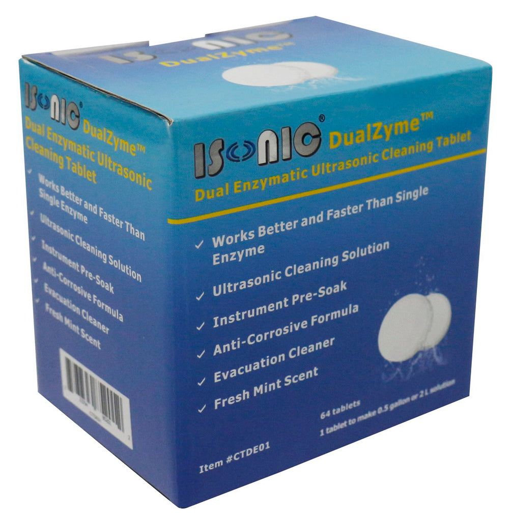 iSonic DualZyme Ultrasonic Cleaning Tablets