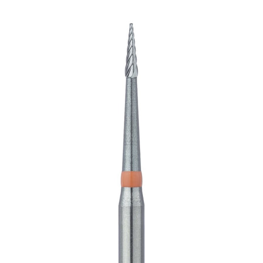 Tungsten carbide T&F finishing bur with twist, ET3